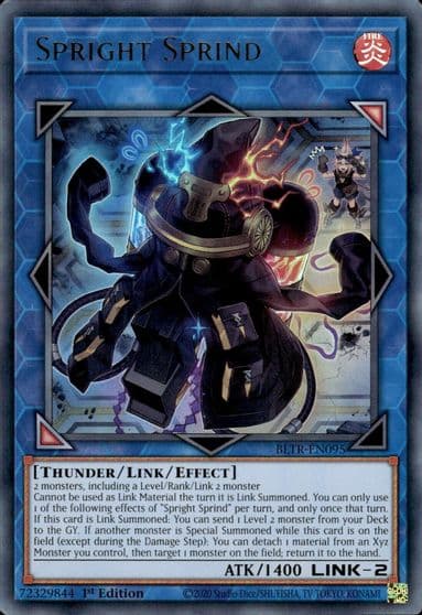 Spright Sprind Battles of Legend: Terminal Revenge Yu-Gi-Oh! card