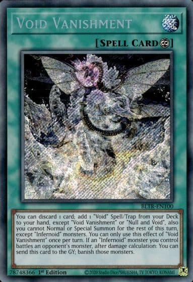 Void Vanishment Battles of Legend: Terminal Revenge Yu-Gi-Oh! card