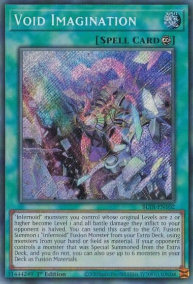 Void Imagination Alternate Art Battles of Legend: Terminal Revenge Yu-Gi-Oh! card