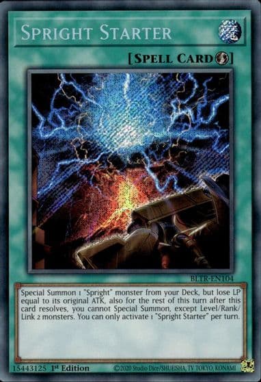Spright Starter Battles of Legend: Terminal Revenge Yu-Gi-Oh! card