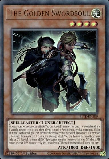 The Golden Swordsoul Battles of Legend: Terminal Revenge Yu-Gi-Oh! card