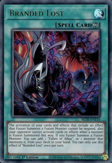Branded Lost Battles of Legend: Terminal Revenge Yu-Gi-Oh! card