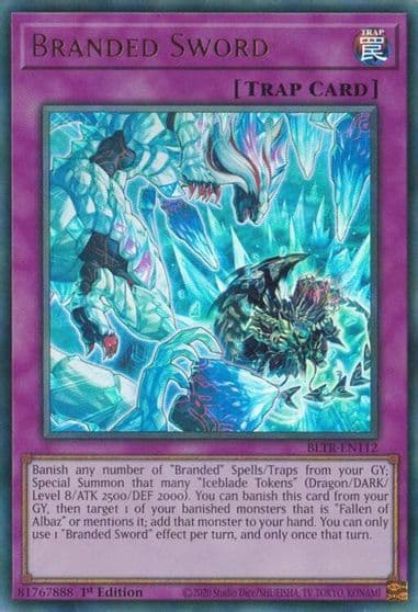 Branded Sword Battles of Legend: Terminal Revenge Yu-Gi-Oh! card