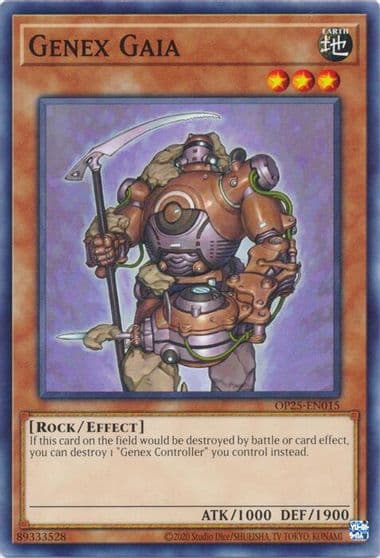 Genex Gaia OTS Tournament Pack 25 Yu-Gi-Oh! card