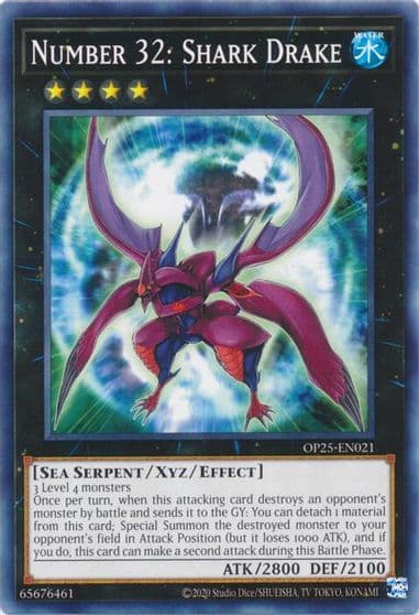 Number 32 Shark Drake OTS Tournament Pack 25 Yu-Gi-Oh! card