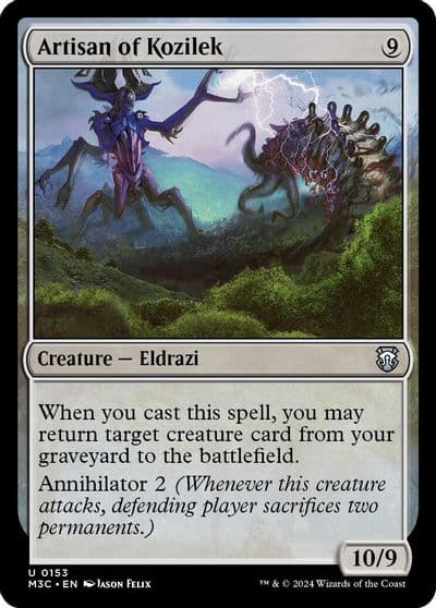 Artisan of Kozilek Ripple Foil Commander: Modern Horizons 3 Magic card