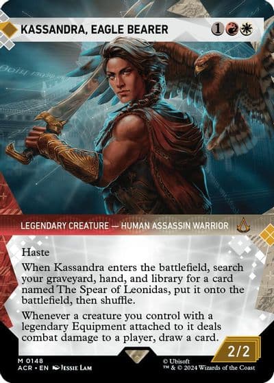 Kassandra Eagle Bearer Showcase Universes Beyond: Assassin's Creed Magic card