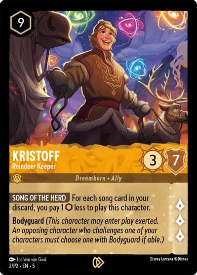 Kristoff Reindeer Keeper Disney Lorcana Promo Cards Lorcana card