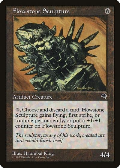 Flowstone Sculpture Tempest Magic card