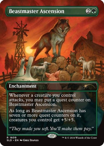 Beastmaster Ascension Secret Lair Drop Series Magic card
