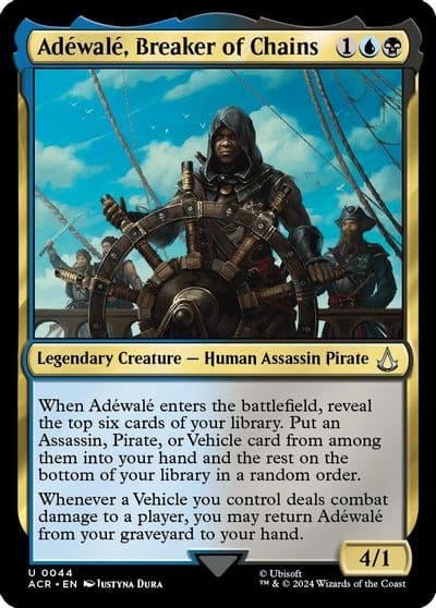 Adewale Breaker of Chains Universes Beyond: Assassin's Creed Magic card