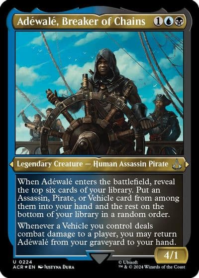 Adewale Breaker of Chains Foil Etched Universes Beyond: Assassin's Creed Magic card