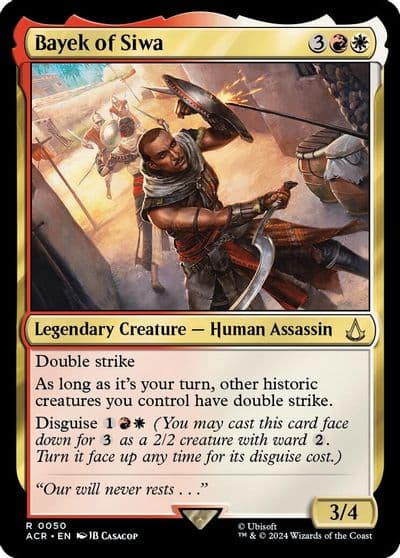 Bayek of Siwa Universes Beyond: Assassin's Creed Magic card