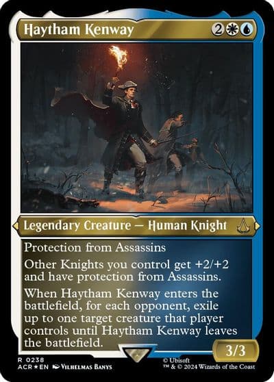 Haytham Kenway Foil Etched Universes Beyond: Assassin's Creed Magic card