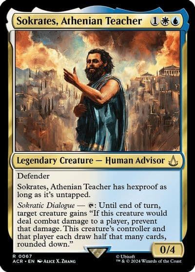 Sokrates Athenian Teacher Universes Beyond: Assassin's Creed Magic card