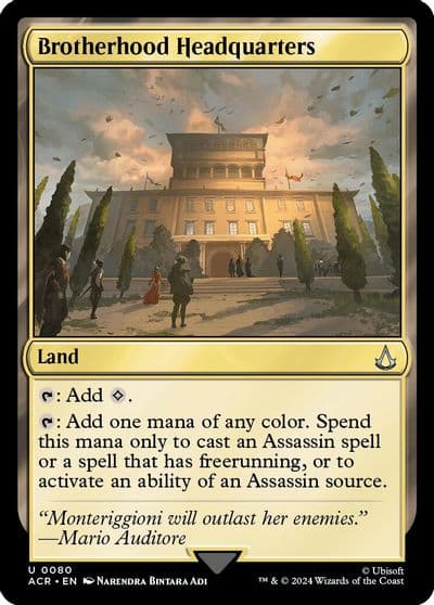 Brotherhood Headquarters Universes Beyond: Assassin's Creed Magic card