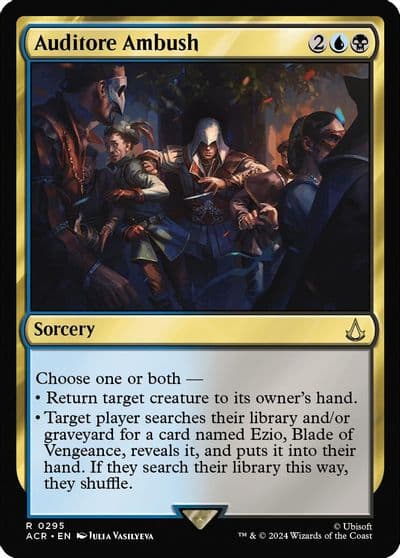 Auditore Ambush Universes Beyond: Assassin's Creed Magic card