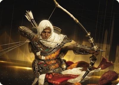 Bayek of Siwa Art Card Art Series: Universes Beyond: Assassin's Creed Magic card