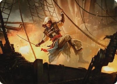 Edward Kenway Art Card Art Series: Universes Beyond: Assassin's Creed Magic card