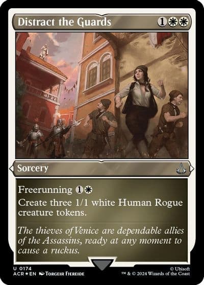 Distract the Guards Foil Etched Universes Beyond: Assassin's Creed Magic card