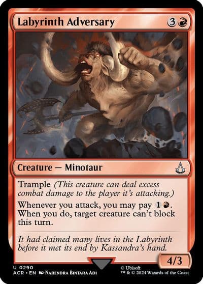 Labyrinth Adversary Universes Beyond: Assassin's Creed Magic card