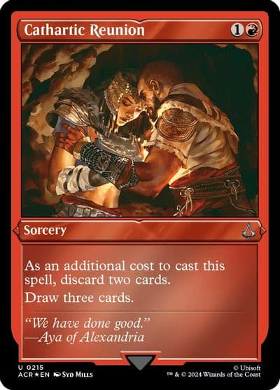 Cathartic Reunion Foil Etched Universes Beyond: Assassin's Creed Magic card