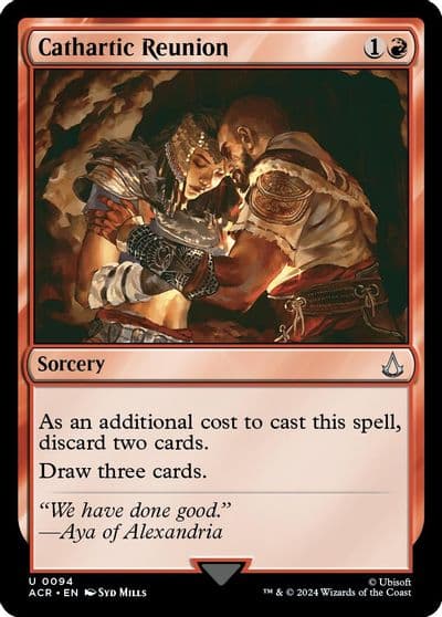 Cathartic Reunion Universes Beyond: Assassin's Creed Magic card