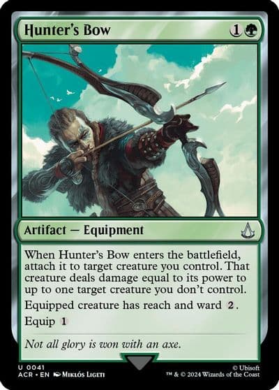 Hunters Bow Universes Beyond: Assassin's Creed Magic card