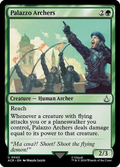 Palazzo Archers Universes Beyond: Assassin's Creed Magic card