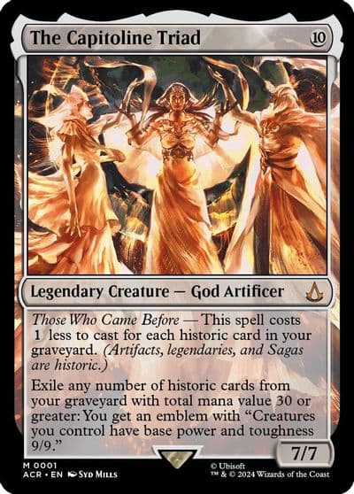 The Capitoline Triad Universes Beyond: Assassin's Creed Magic card