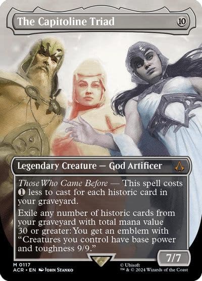 The Capitoline Triad Borderless Universes Beyond: Assassin's Creed Magic card