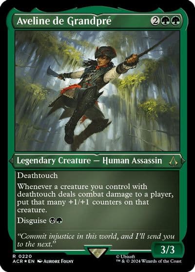Aveline de Grandpre Foil Etched Universes Beyond: Assassin's Creed Magic card