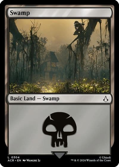 Swamp 0304 Universes Beyond: Assassin's Creed Magic card