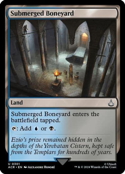 Submerged Boneyard Universes Beyond: Assassin's Creed Magic card
