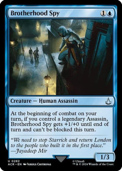 Brotherhood Spy Universes Beyond: Assassin's Creed Magic card