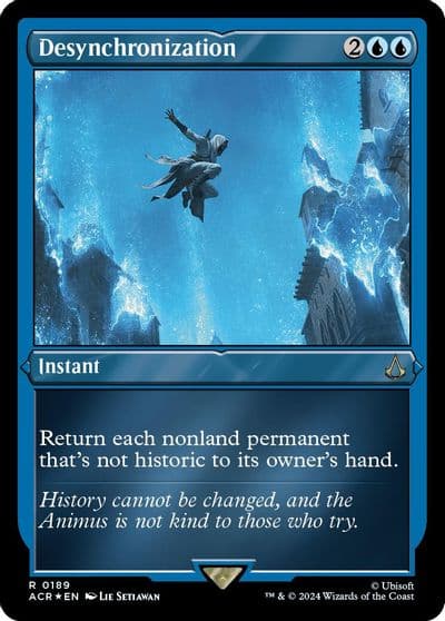 Desynchronization Foil Etched Universes Beyond: Assassin's Creed Magic card