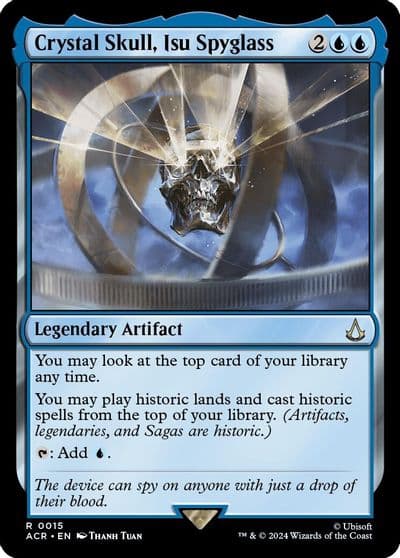 Crystal Skull Isu Spyglass Universes Beyond: Assassin's Creed Magic card