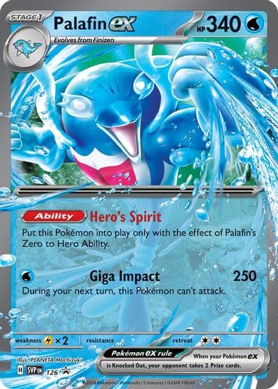 Palafin ex - 126 SV: Scarlet & Violet Promo Cards Pokemon card