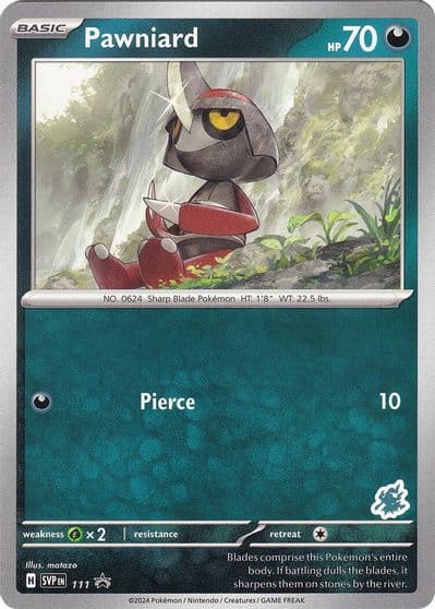 Pawniard - Darkrai Deck Battle Academy 2024 Pokemon card