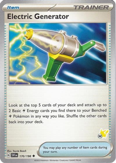 Electric Generator - Pikachu 32 Battle Academy 2024 Pokemon card