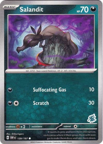 Salandit - Darkrai Deck Battle Academy 2024 Pokemon card
