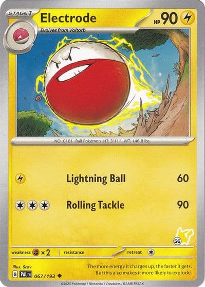 Electrode - Pikachu 56 Battle Academy 2024 Pokemon card