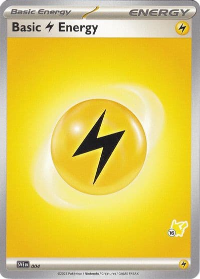 Basic Lightning Energy - Pikachu 16 Battle Academy 2024 Pokemon card