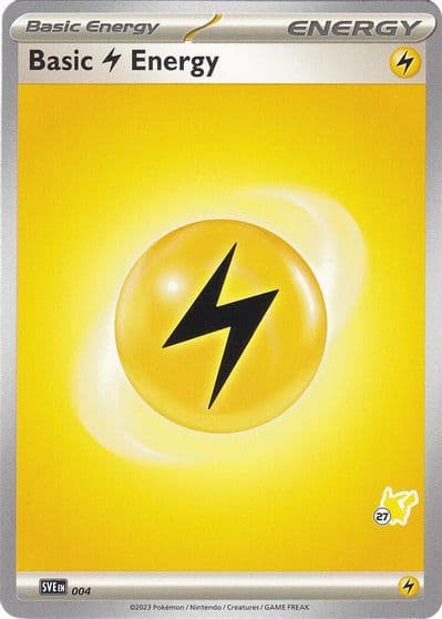 Basic Lightning Energy - Pikachu 27 Battle Academy 2024 Pokemon card