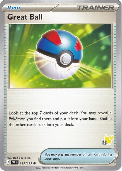 Great Ball - Pikachu 38 Battle Academy 2024 Pokemon card
