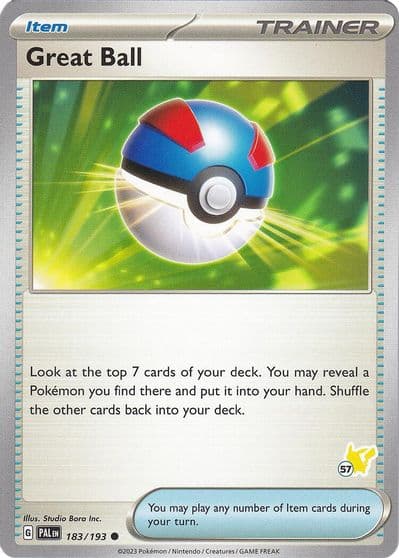 Great Ball - Pikachu 57 Battle Academy 2024 Pokemon card