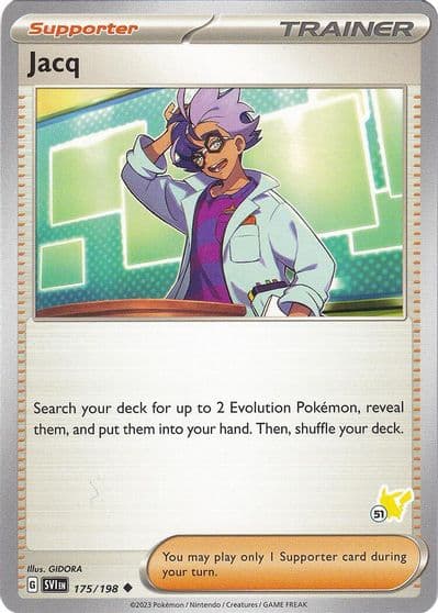 Jacq - Pikachu 51 Battle Academy 2024 Pokemon card