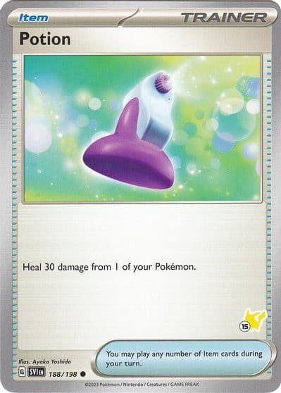 Potion - Pikachu 15 Battle Academy 2024 Pokemon card
