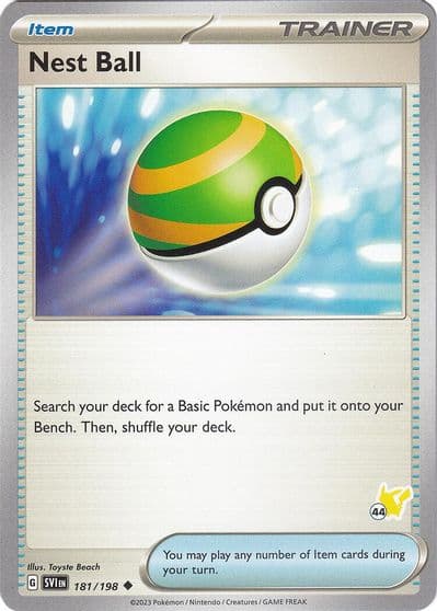 Nest Ball - Pikachu 44 Battle Academy 2024 Pokemon card