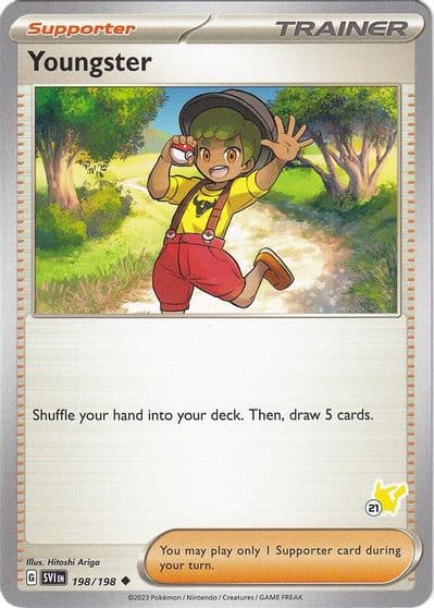 Youngster - Pikachu 21 Battle Academy 2024 Pokemon card
